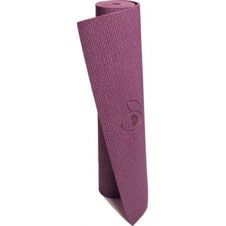 Yogamat sticky extra dik donkerpaars - Lotus - 6 mm