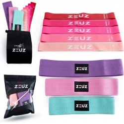 ZEUZ® - 8 Stuks Premium Weerstandsbanden – Resistance band - Bootybands – Weerstand elastiek