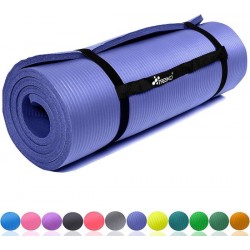Sens Design Fitnessmat - 185x60 cm - 1,5 cm dik - Dark blauw