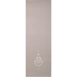 Yogamat sticky extra dik balance taupe - Lotus - 6 mm