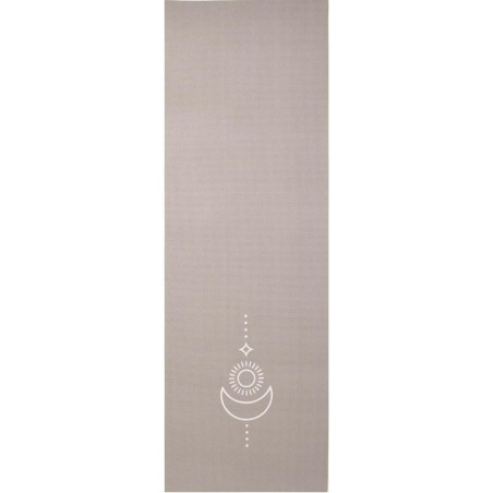 Yogamat sticky extra dik balance taupe - Lotus - 6 mm