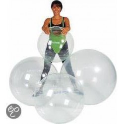 Gymnic Opti Ball 65 - Zitbal en fitnessbal - Transparant - Ø 65 cm