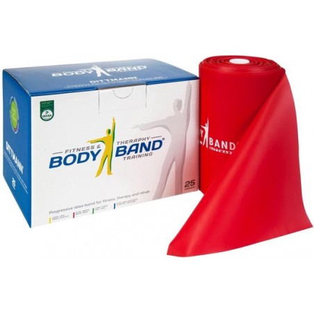 Fitness elastiek 25 meter - Medium - Body-Band - Grote voordelige rol