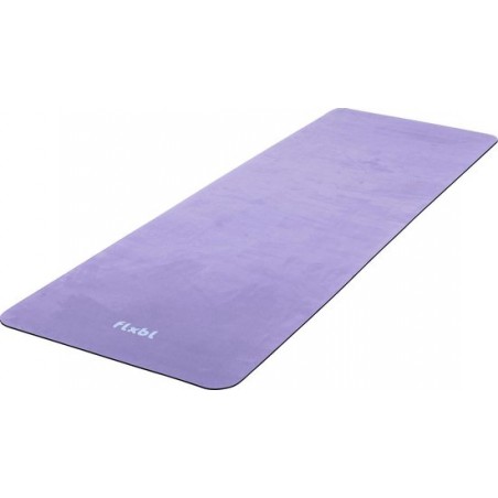 FLXBL Yoga mat met comfort toplaag - Wasbaar - (zweet) absorberende grip - OPVOUWBAAR - paars - Tender Green