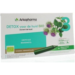 arkofluids Detox voor de huid bio drinkampullen
