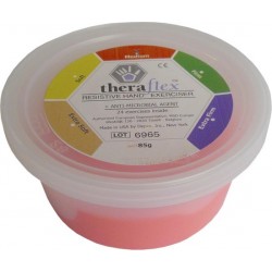 Theraflex putty | 85 gram | Medium - Roze/Rood | Kneedpasta