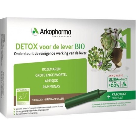 Arkopharma Detox voor de lever bio drinkampullen