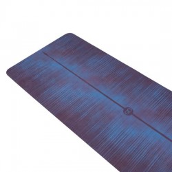 ZENAGOY MiFlow Yoga Mat Donker Blauw van Rubber met Microvezel Toplaag | Eco-Vriendelijk |180 x 66cm x 3.5mm
