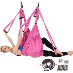 Yoga Aerial swing hangmat met 3 sets handgrepen HEAVY DUTY BETON BEVESTIGING INCLUSIEF gewicht tot 300kg