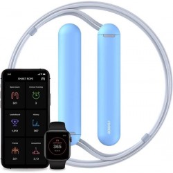 Tangram SmartRope ROOKIE Blauw - Springtouw met teller - Mobiele app - Fitness springtouw