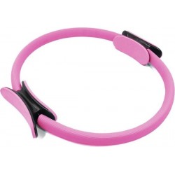 MIYYO Pilates ring Roze | Inclusief gratis Yoga riem (blauw) t.w.v. €9,95 | Yoga | Fitness | Thuis sporten | 38cm