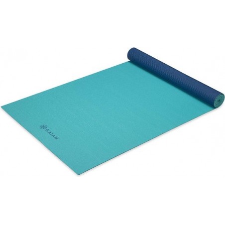 Gaiam Open Sea Omkeerbare Yoga Mat - Blauw - 172 X 61 X 0.4 Cm