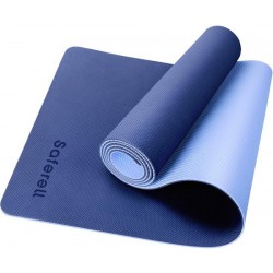 Saferell antislip yogamat gemaakt van TPE - hypoallergene yogamat met draagband - 183 cm x 61 cm x 0,6 cm