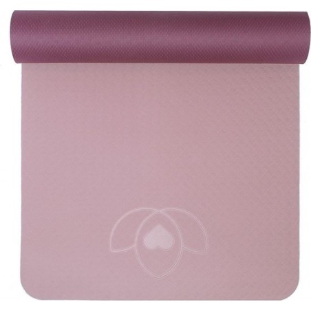 Yogamat eco grip TPE extra dik lavendel - Lotus | 5 mm