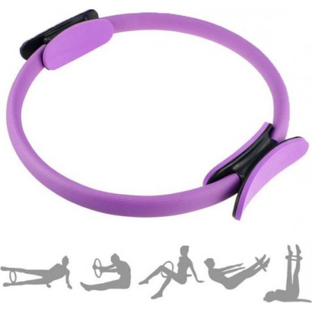 Fox Goods Pilates Ring - Yoga Ring - Sport Ring - Fitness Ring - Yoga Oefeningen - Paars - 38CM