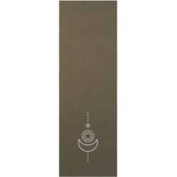 Yogamat sticky extra dik balance donkergroen  - Lotus - 6 mm