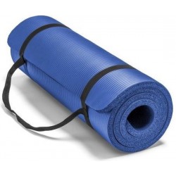 Sportbay fitnessmat - 180 cm x 60 cm x 1 cm - Blauw