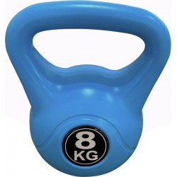 Opti Vinyl Kettlebells 8kg - Blauw