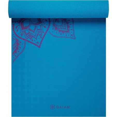 Gaiam Studio Select Mandala Stickygrip Yoga Mat - Blauw - 173 X 61 X 0.5 Cm