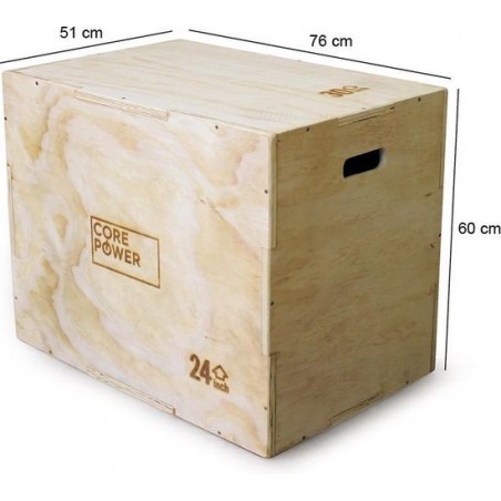 Core Power houten plyo box 3-in-1