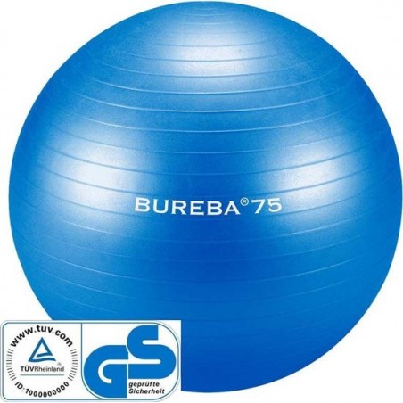 Trendy Sport - Professionele Gymnatiekbal - Fitnessbal - Bureba - Ø 75 cm - Blauw - 500 kg belastbaar - Tuv/GS getest