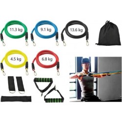 FitGoodz – Fitness weerstandsband - Weerstands Fitnessband - Resistance Power Band – Fitness elastiek – Fitness Kabel - Set