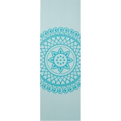 Eco yogamat sticky extra dik mandala mint - Lotus - 6 mm