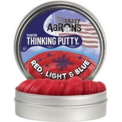 Crazy Aaron's putty limited edition 2018 - Red, Light, and Blue, 10 cm
