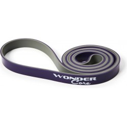 Wonder Core Pull Up Band 2,1 cm  Paars/Grijs - Fitnessaccessoire