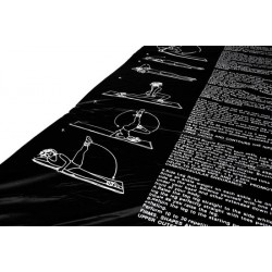 VirtuFit Fitnessmat - PVC - 180 x 60 cm - Met oefeningen - Zwart