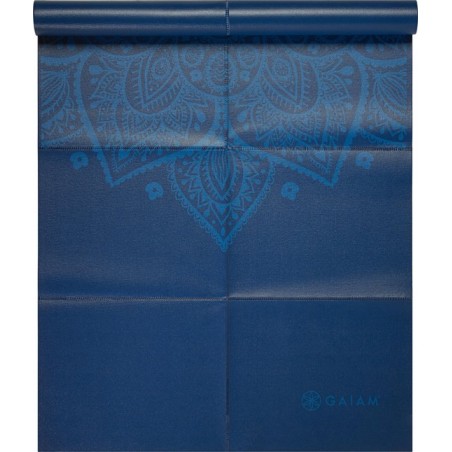 Gaiam Opvouwbare Yoga Mat - Blauw - 173 X 61 X 0.2 Cm