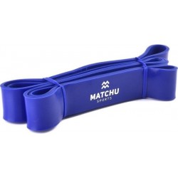 Matchu Sports - Powerband - Fitness Elastiek PRO - Heavy (blauw) - 1 meter
