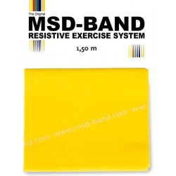 Fitness band 1,5 m - Licht - 1 stuks - MoVeS - Weerstandsband