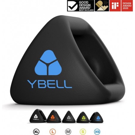 YBell Fitness XS | 4kg Multifunctioneel 4 in 1 Fitness Gewicht | Vervangt Kettlebell, Dumbbell, Medicinebal en Opdruksteunen…