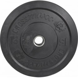Olympische Bumper Plate 50mm 15 kg - zwart