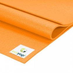 Ecoyogi Studio Yoga Mat Oranje - 200 cm - extra lang