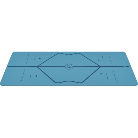 Liforme Travel Yoga mat - Blauw - Incl. Yogatas (2MM - 1,6 KG)