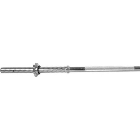 InSportline - Halterstang 120cm / 30mm met schroefdraad