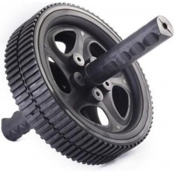 Matchu Sports - Ab Wheel - Ab roller - Buikspierwiel - Ø 18.5cm - Zwart