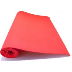 Yoga mat | Rood| 183 x 61 x 0,4 cm | Inclusief draagtas