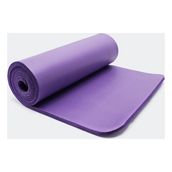 Yogamat, Fitnessmat paars 180 x 60 x 1,5 cm gymnastiekmat fitness yoga gym joga vloermat fitniss sportmat fitnis - Multistrobe