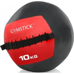 Gymstick - Wall Ball - Met trainingsvideo's - Zwart/Rood - 13kg