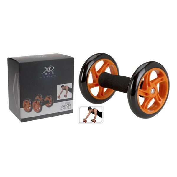 XQ Max Core Wheels set 2 stuks - Zwart/Oranje