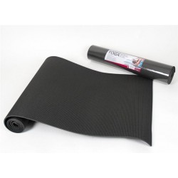 Yoga mat - anti slip - 173 X 61 - Zwart - 0.6 cm dik