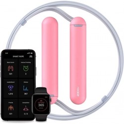 Tangram SmartRope ROOKIE Roze - Springtouw met teller - Mobiele app - Fitness springtouw