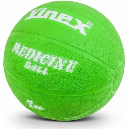 Vinex - Medicijnbal - Medicine ball - Rubber - 7 kg - Groen