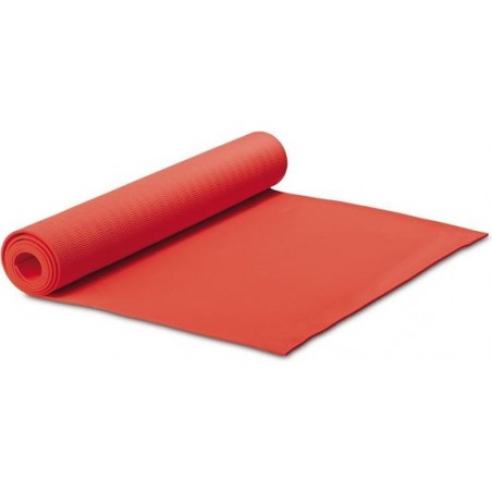 Fitness mat | rood| 183 x 61 x 0,4 cm | Inclusief draagtas