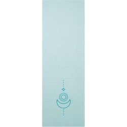 Eco yogamat sticky extra dik balance mint  - Lotus - 6 mm