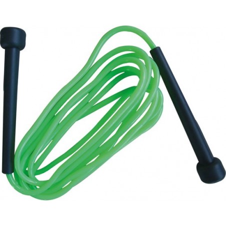 Schildkröt Fitness Springtouw - Speed Rope - Lengte 274 cm - PVC - Groen/Antraciet