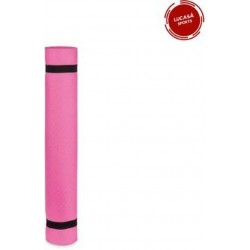 Yoga mat roze - inclusief draagtas - 4.0 EVA hoogwaardig materiaal - 180 x 60 x 0.4 cm
